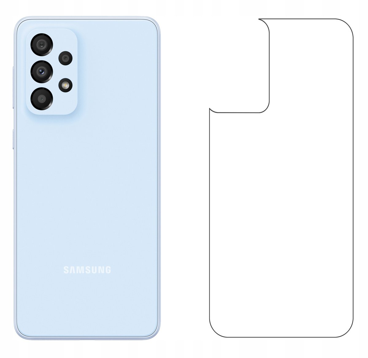 FOLIA HYDROŻELOWA NA TYŁ do Samsung Galaxy A33 5G