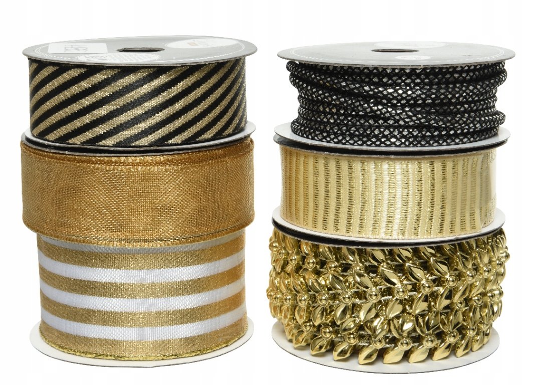 Wstążka ozdobna świąteczna na prezenty dekoracyjna 3m 1szt