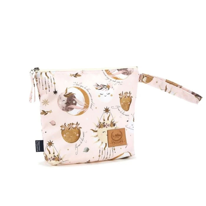 La Millou Kosmetyczka damska Waterproof Travel Bag S Fly Me To The Moon Nude