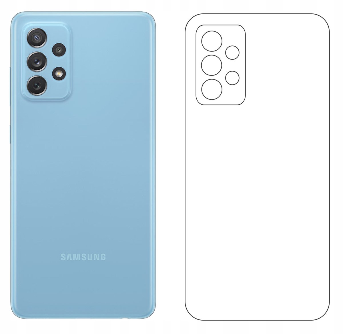 FOLIA HYDROŻELOWA NA TYŁ do Samsung A72 5G