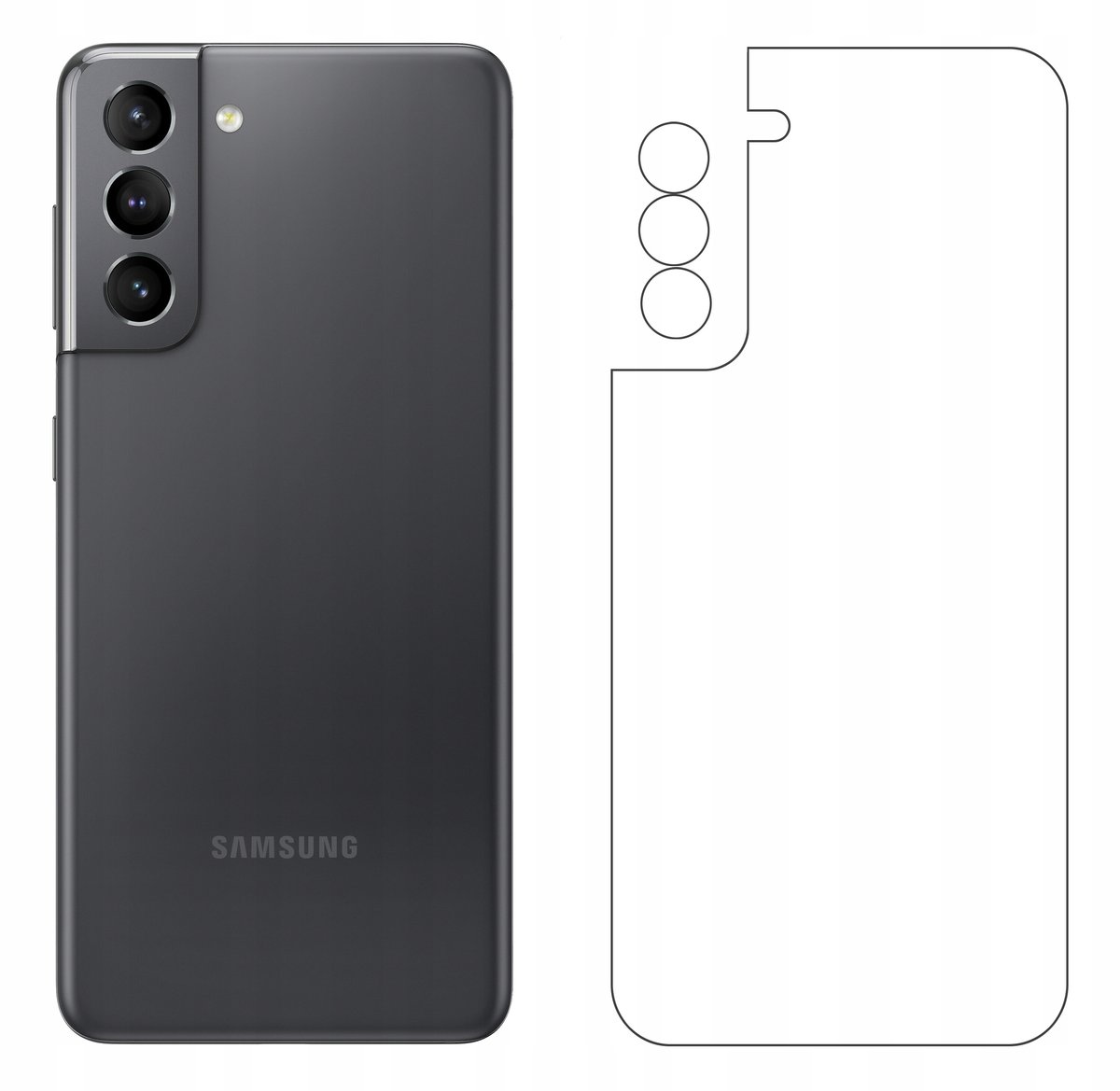 FOLIA OCHRONNA HYDROŻELOWA NA TYŁ do Samsung S21