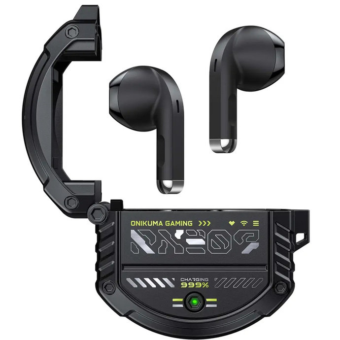 Słuchawki bezprzewodowe gamingowe douszne Onikuma T309 czarne
