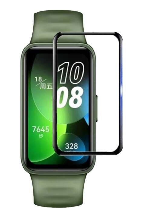 Szkło Hybrydowe FULL GLUE 5D do Huawei Band 8 czarny