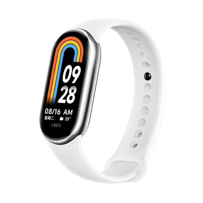 Zamienna silikonowa opaska pasek bransoleta bransoletka do Xiaomi Mi Band 8 biały