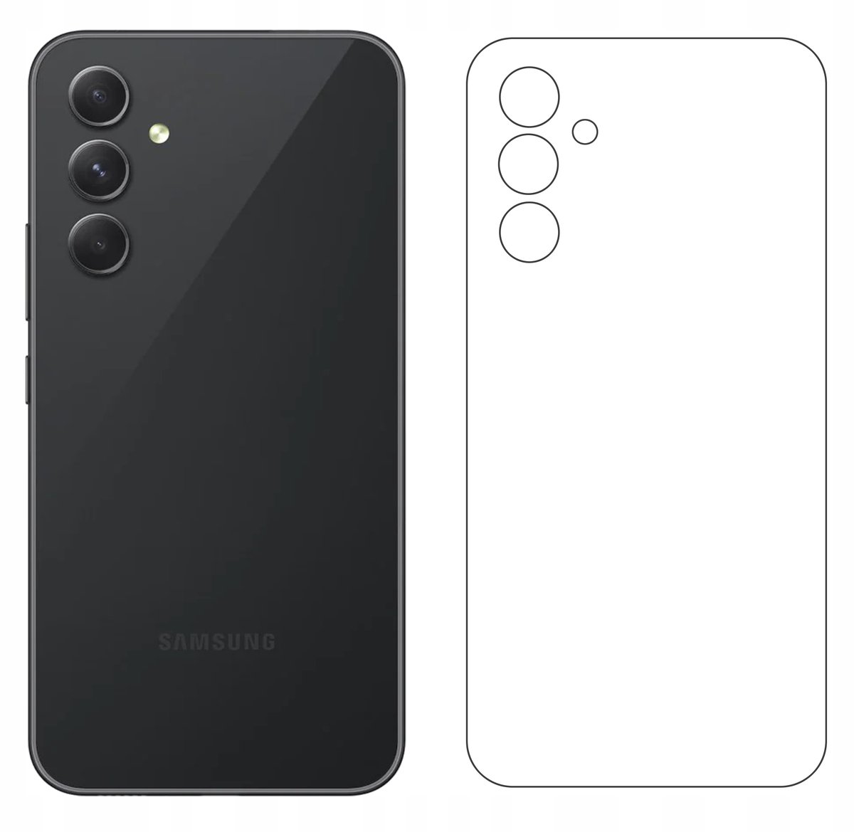FOLIA HYDROŻELOWA NA TYŁ do Samsung Galaxy A54 5G