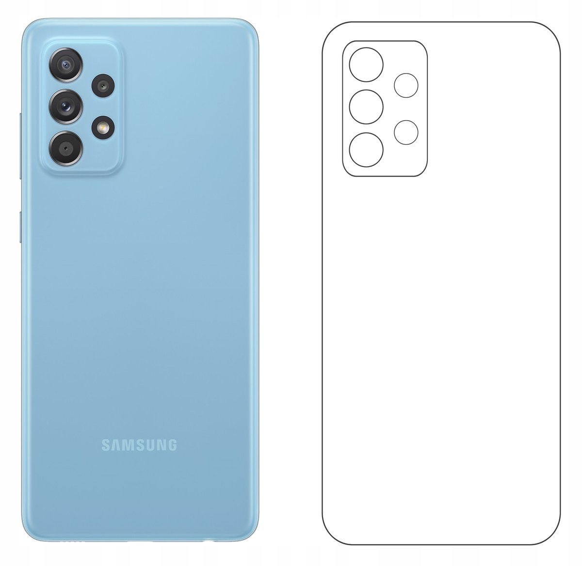 FOLIA NA TYŁ do Samsung Galaxy A52|A52s 5G