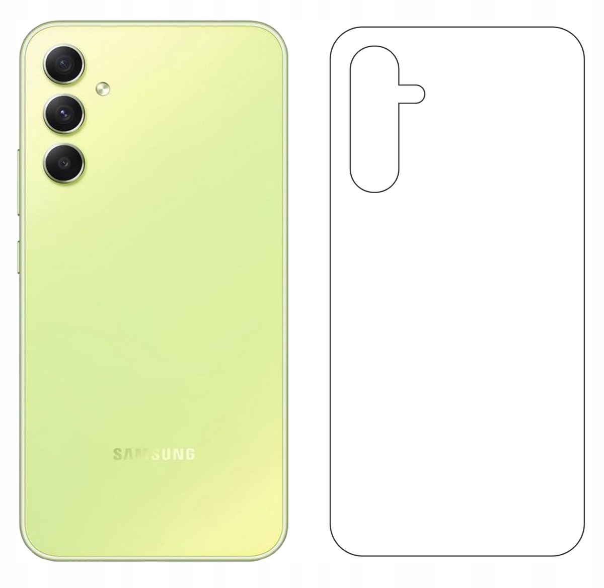 FOLIA HYDROŻELOWA NA TYŁ do Samsung Galaxy A34 5G