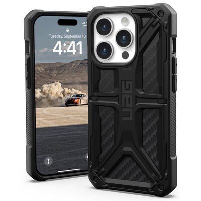 UAG Monarch do iPhone 15 Pro carbon fiber