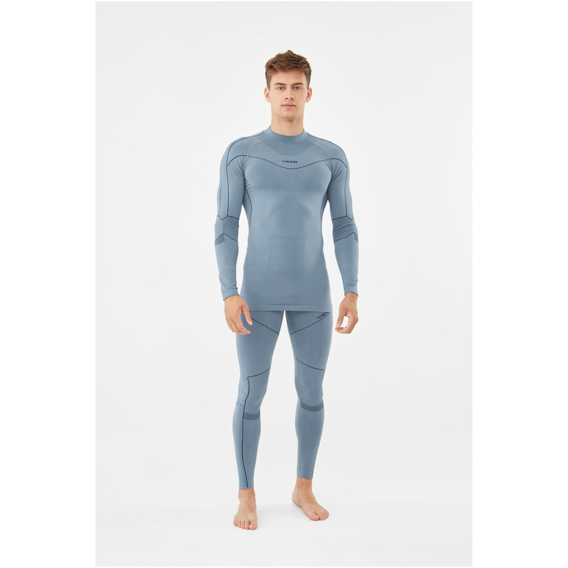 Bielizna termoaktywna męska VIKING Gary Turtle Neck szara