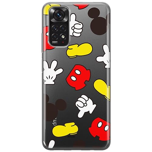 ERT GROUP etui na telefon Xiaomi REDMI NOTE 11 4G/ 11S 4G, case oryginalny i oficjalnie licencjonowany przez Disney, wzór Mickey 046, optymalnie dopasowane, plecki z TPU częściowo przeźroczyste