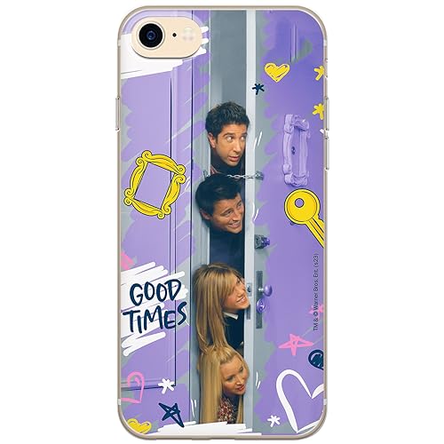 ERT GROUP etui na telefon Iphone 7/8/ SE 2/ SE 3, case oryginalny i oficjalnie licencjonowany przez Friends, wzór Friends 036, optymalnie dopasowane, plecki z TPU