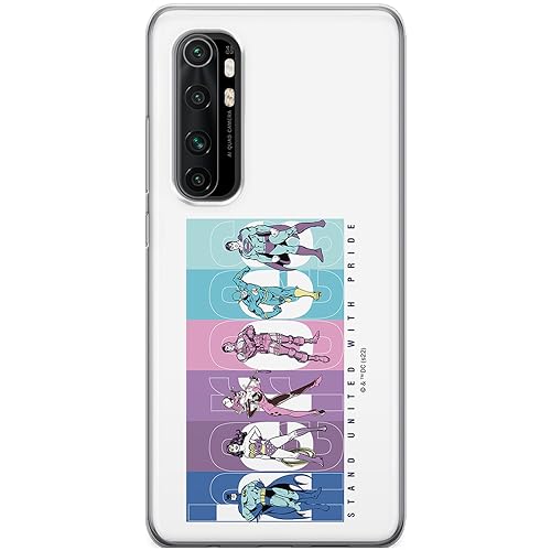 ERT GROUP etui na telefon Xiaomi MI NOTE 10 Lite, case oryginalny i oficjalnie licencjonowany przez DC, wzór Justice League 009, optymalnie dopasowane, plecki z TPU