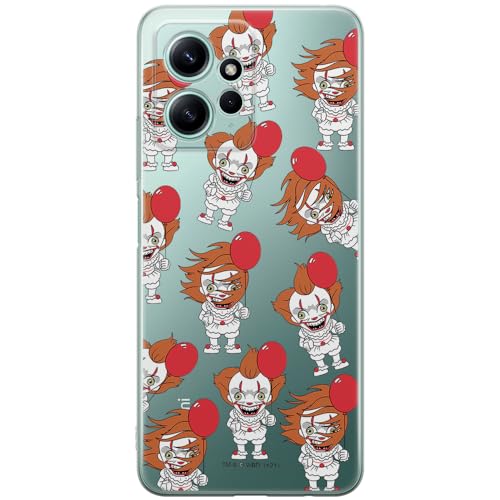 ERT GROUP etui na telefon Xiaomi REDMI NOTE 12 4G, case oryginalny i oficjalnie licencjonowany przez Horror, wzór It 007, optymalnie dopasowane, plecki z TPU częściowo przeźroczyste