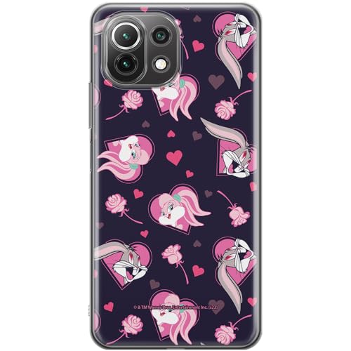 ERT GROUP etui na telefon Xiaomi 11 LITE 4G / 11 LITE 5G, case oryginalny i oficjalnie licencjonowany przez Looney Tunes, wzór Lola & Bugs 003, optymalnie dopasowane, plecki z TPU