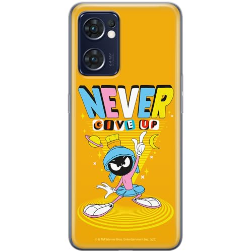 ERT GROUP etui na telefon Oppo RENO 7 5G, case oryginalny i oficjalnie licencjonowany przez Looney Tunes, wzór Marvin 005, optymalnie dopasowane, plecki z TPU