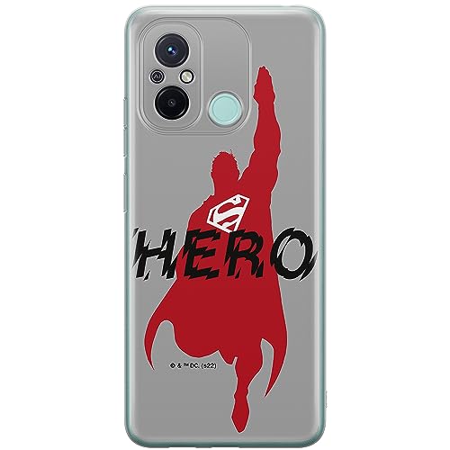 ERT GROUP etui na telefon Xiaomi REDMI 12C/ REDMI 11A, case oryginalny i oficjalnie licencjonowany przez DC, wzór Superman 038, optymalnie dopasowane, plecki z TPU