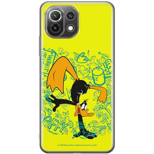 ERT GROUP etui na telefon Xiaomi 11 LITE 4G / 11 LITE 5G, case oryginalny i oficjalnie licencjonowany przez Looney Tunes, wzór Duffy 003, optymalnie dopasowane, plecki z TPU