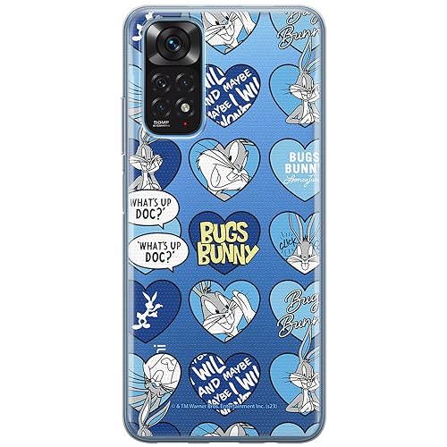 ERT GROUP etui na telefon Xiaomi REDMI NOTE 11T/ 11S 5G/ POCO M4 PRO 5G, case oryginalny i oficjalnie licencjonowany przez Looney Tunes, wzór Bugs 021, plecki z TPU częściowo przeźroczyste