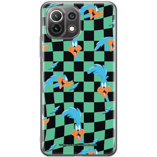 ERT GROUP etui na telefon Xiaomi 11 LITE 4G / 11 LITE 5G, case oryginalny i oficjalnie licencjonowany przez Looney Tunes, wzór Roadrunner 005, optymalnie dopasowane, plecki z TPU