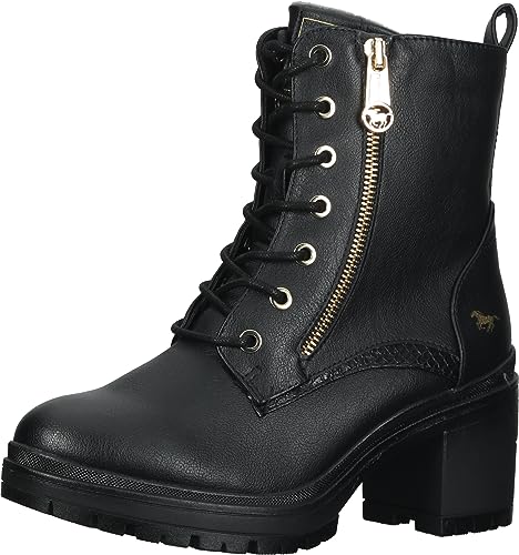 Mustang Damskie botki 1402-550, czarne, 40 EU, czarny, 40 EU