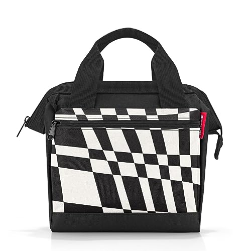 reisenthel allrounder cross romb, midnight gold – mała torba crossbody ze zdejmowanym i regulowanym paskiem na ramię – wykonana z wodoodpornego materiału, Op-art, Cross, allrounder cross