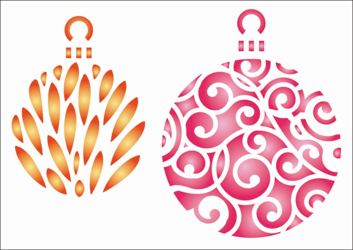 Szablony wielokrotnego użytku, Bombki