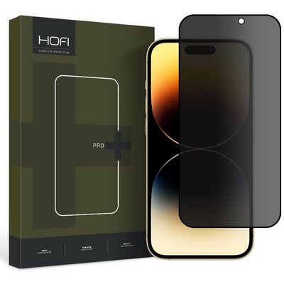 Szkło Prywatyzujące HOFI Anti Spy Glass Pro+ do Apple iPhone 15 Pro Privacy