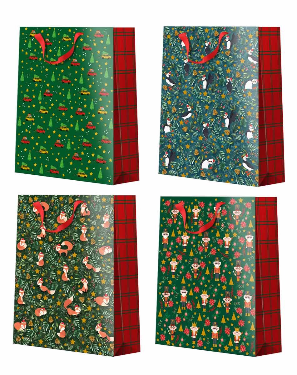 Torba QM-341 BN Zielone (zwierzątka, zabawki) (z587)