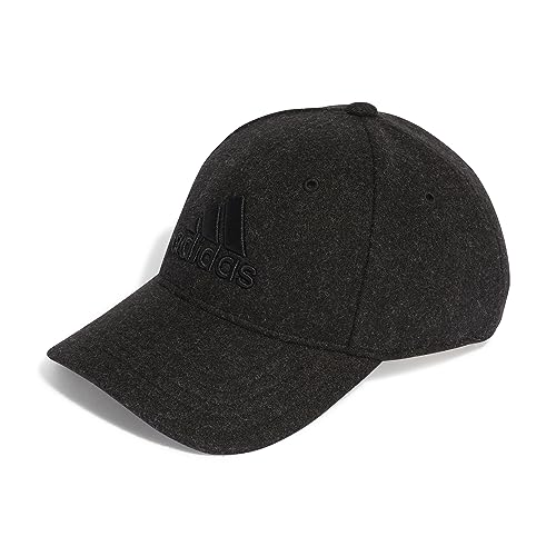 adidas Unisex wełniana czapka z daszkiem, ciemnoszara wrzosowa/czarna, dla dzieci, Ciemnoszary wrzosowy/czarny, 5