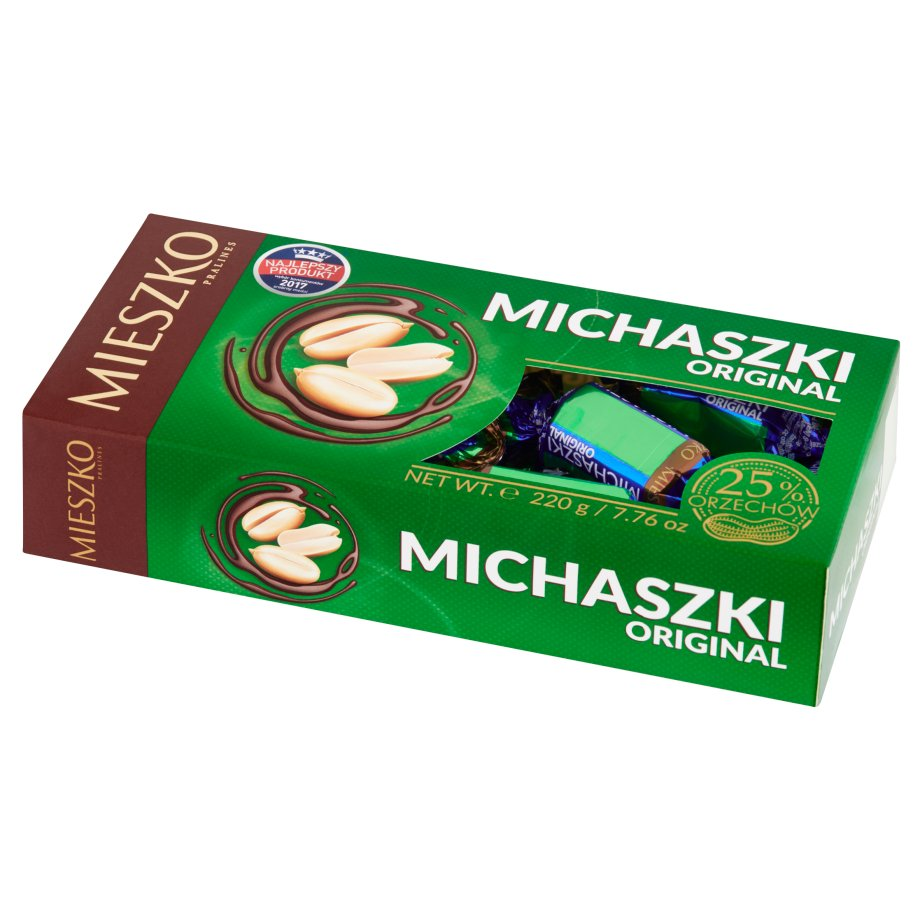 Michaszki Mieszko - Cukierki z orzeszkami arachidowymi w czekoladzie