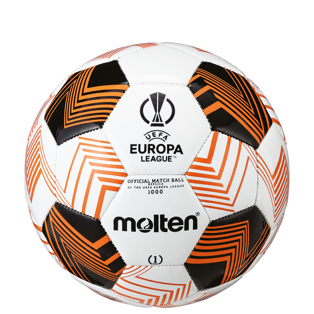 F1U1000-34 Mini piłka do piłki nożnej Molten UEFA Europa League 2023/24 replika - rozmiar piłek - 1