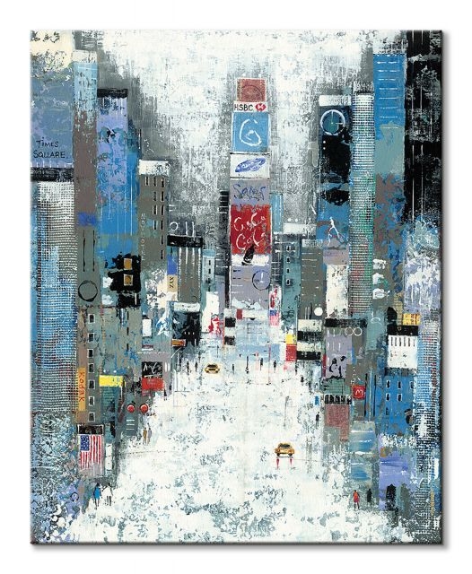 Pyramid Posters Times Square - Obraz na płótnie 40x50 WDC94607