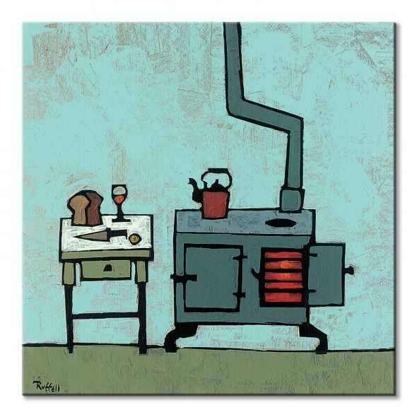 Pyramid Posters Kitchen Stove - obraz na płótnie 30x30 WDC91410