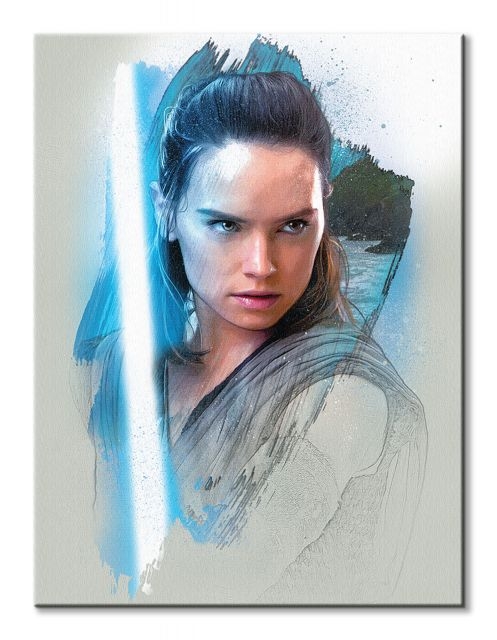 Pyramid Posters Star Wars: The Last Jedi (Rey Brushstroke) - obraz na płótnie 60x80 WDC100188
