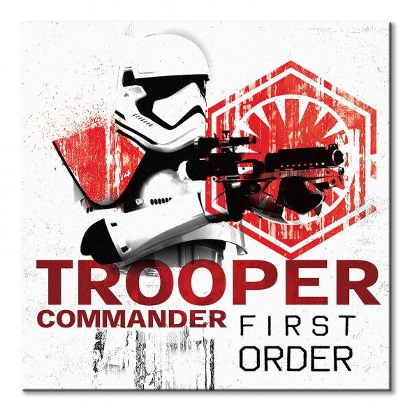 Pyramid Posters Star Wars: The Last Jedi (Trooper Commander First Order) - obraz na płótnie 40x40 WDC95952