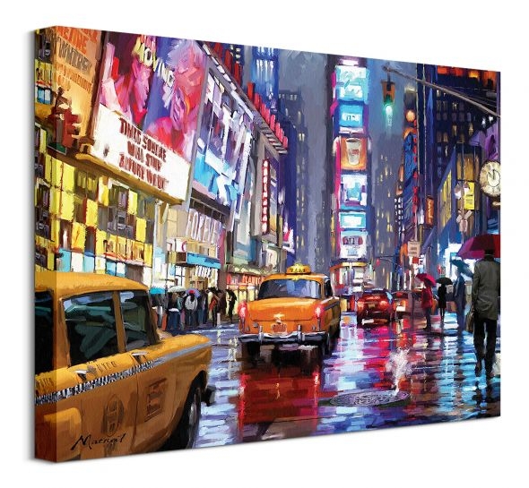 Pyramid Posters Times Square - obraz na płótnie 40x30 WDC92885