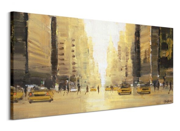 Pyramid Posters Morning Glow, Manhattan - obraz na płótnie 100x50 WDC93267