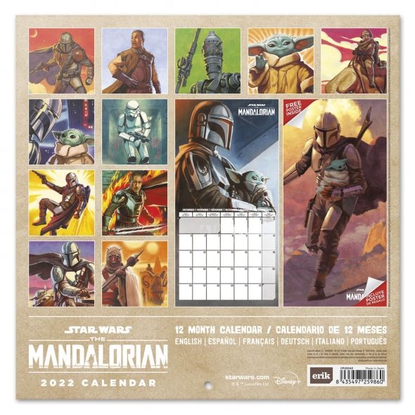 Star Wars The Mandalorian - kalendarz 2022