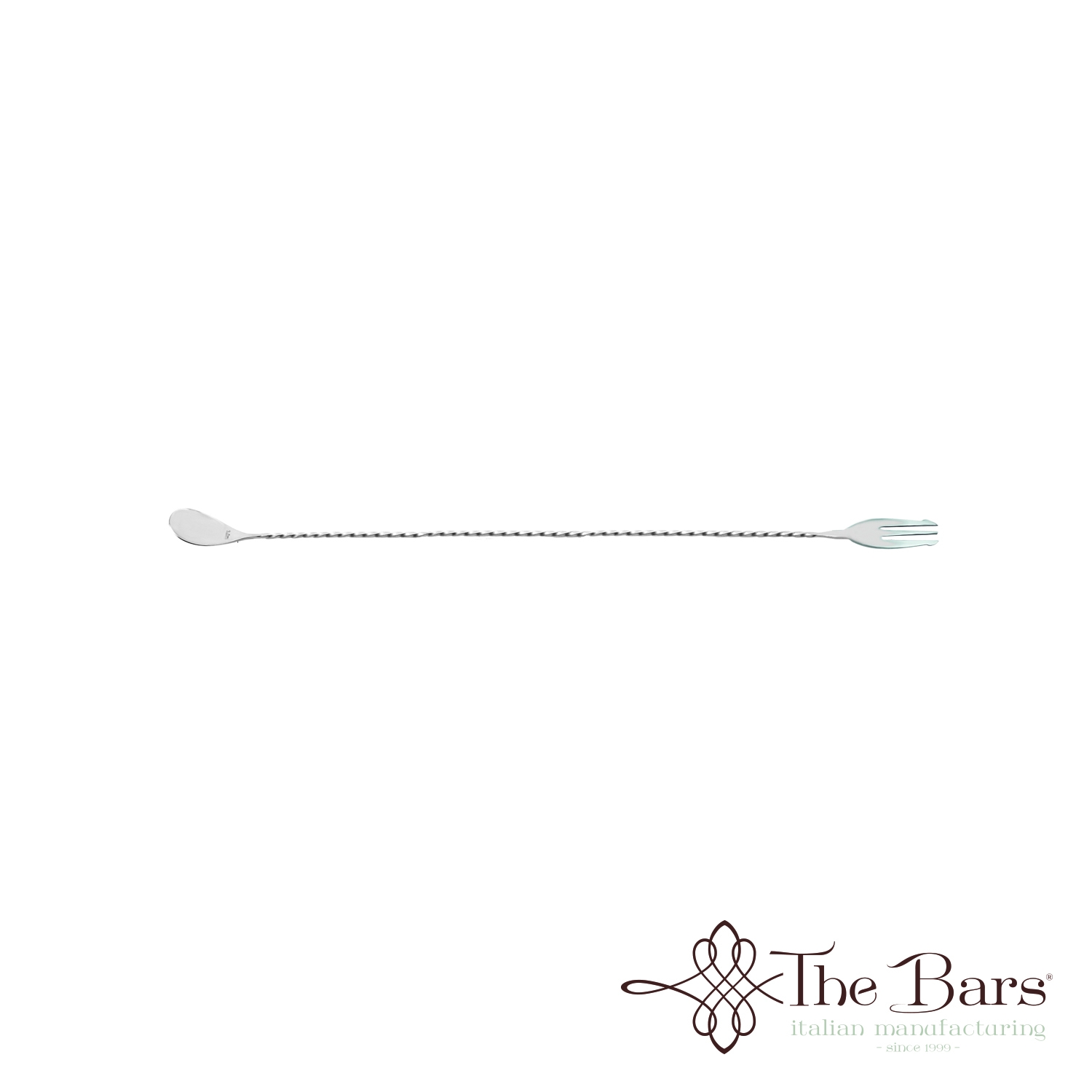 Łyżka barmańska z widelczykiem 30 cm