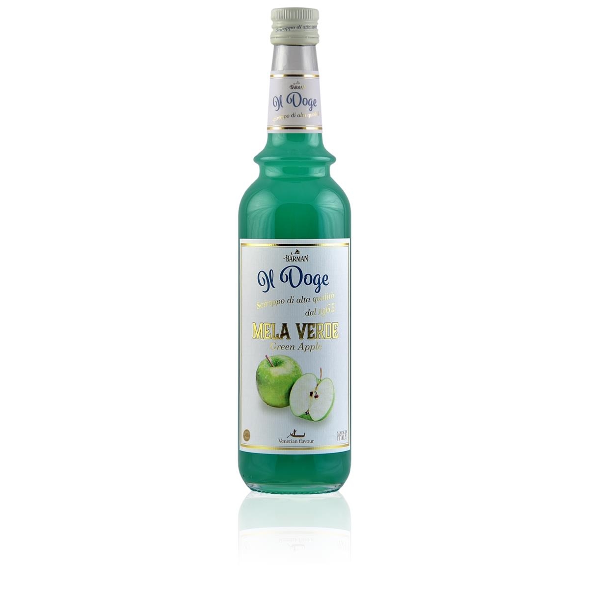 Syrop barmański, do drinków ZIELONE JABŁKO 700 ml