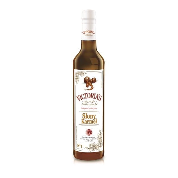 Syrop barmański, do drinków Słony karmel 490 ml