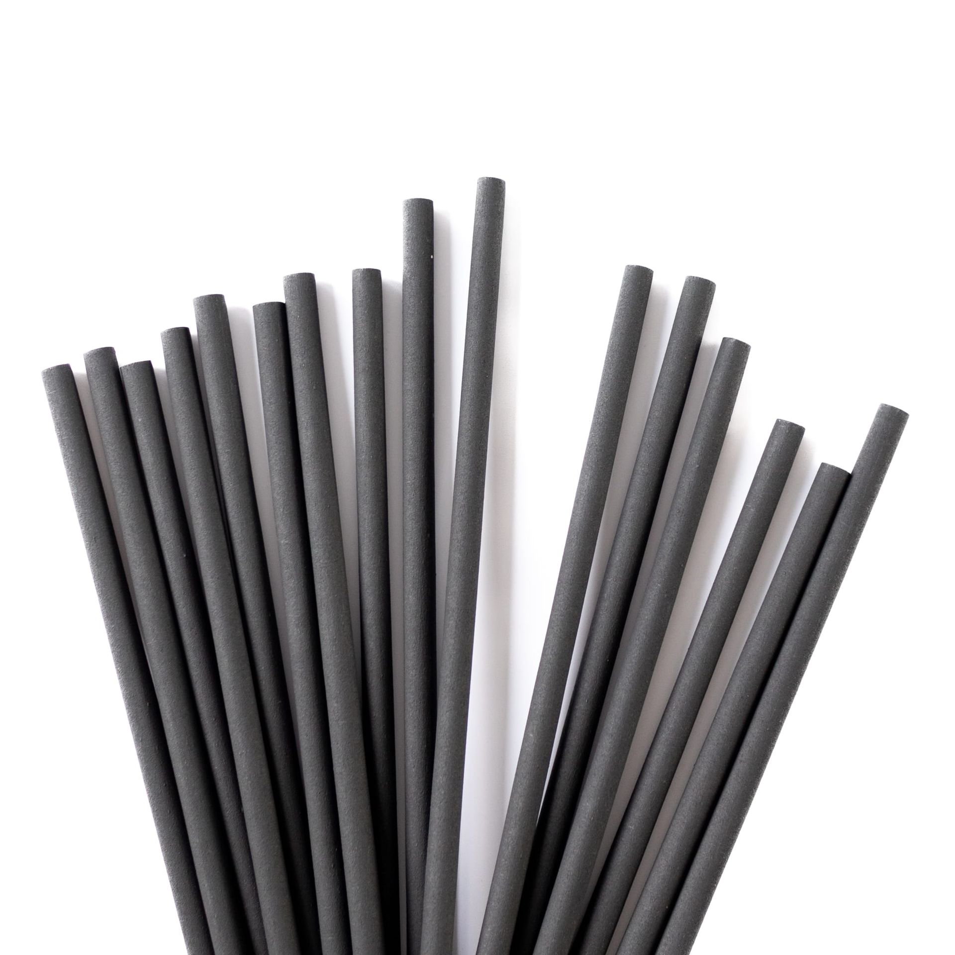 Słomki eko czarne 23 cm 200 szt do wysokich szklanek