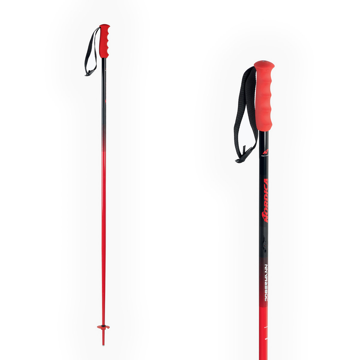 Kije narciarskie Nordica Dobermann ALU 18 MM STANDARD czerwone 0B082800 001 125 cm