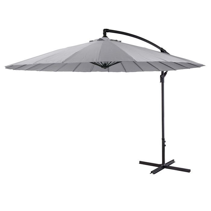 Parasol Ogrodowy Shangai 3M Szary + Pokrowiec