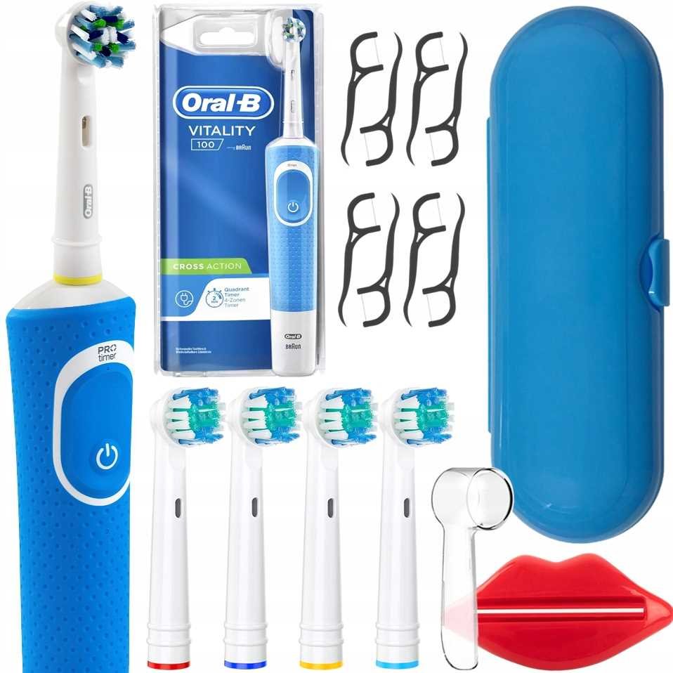 SZCZOTECZKA ELEKTRYCZNA ORAL-B VITALITY 100 ZESTAW