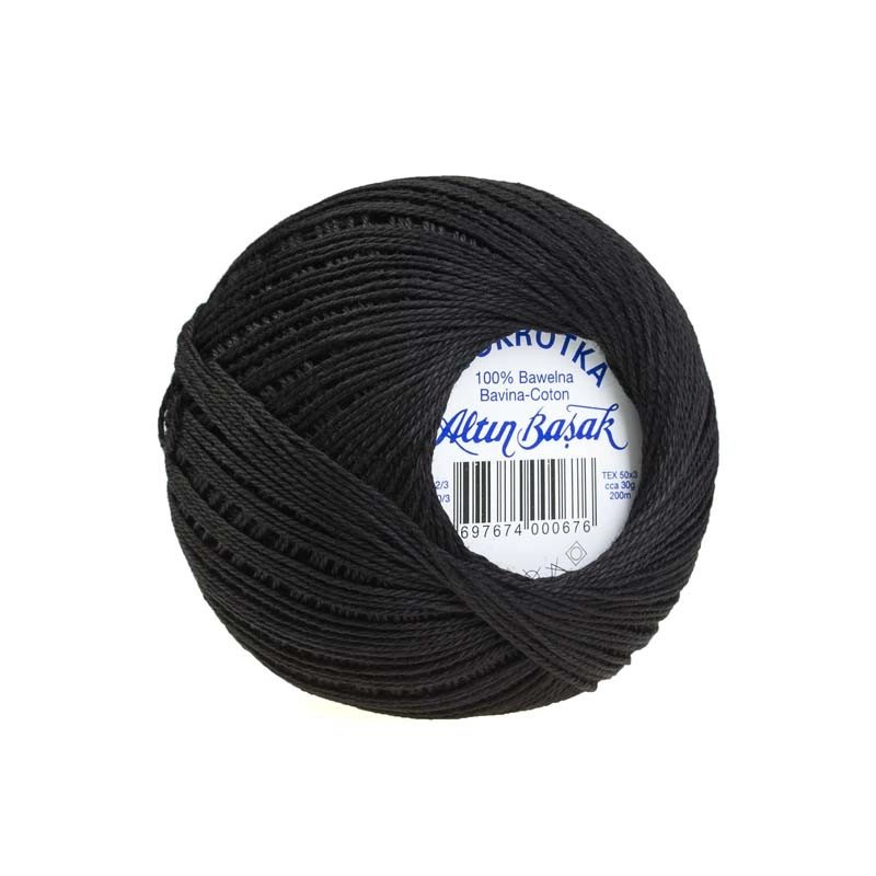 Kordonek Opus Stokrotka Nr 999 Czarny 30G 200M