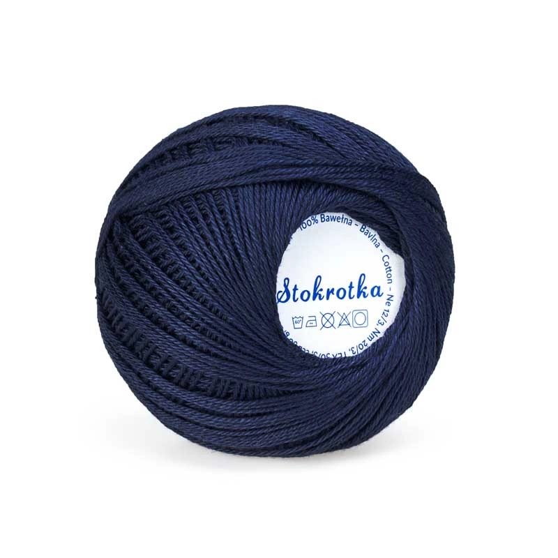 Kordonek Opus Stokrotka nr 325 granatowy 30g 200m bawełna