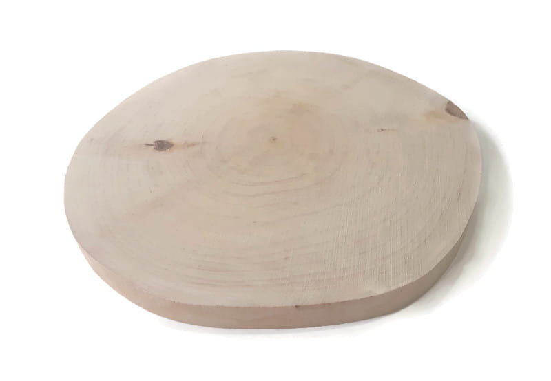 Plaster drewna Brzoza szlifowana 17-20 cm / 2 cm -  bez kory