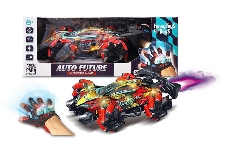 Artyk, Auto R/C Future sterowane dłonią Funny Toys For Boys