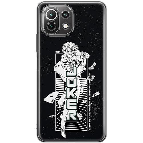 ERT GROUP etui na telefon Xiaomi 11 LITE 4G / 11 LITE 5G, case oryginalny i oficjalnie licencjonowany przez DC, wzór Joker 025, optymalnie dopasowane, plecki z TPU